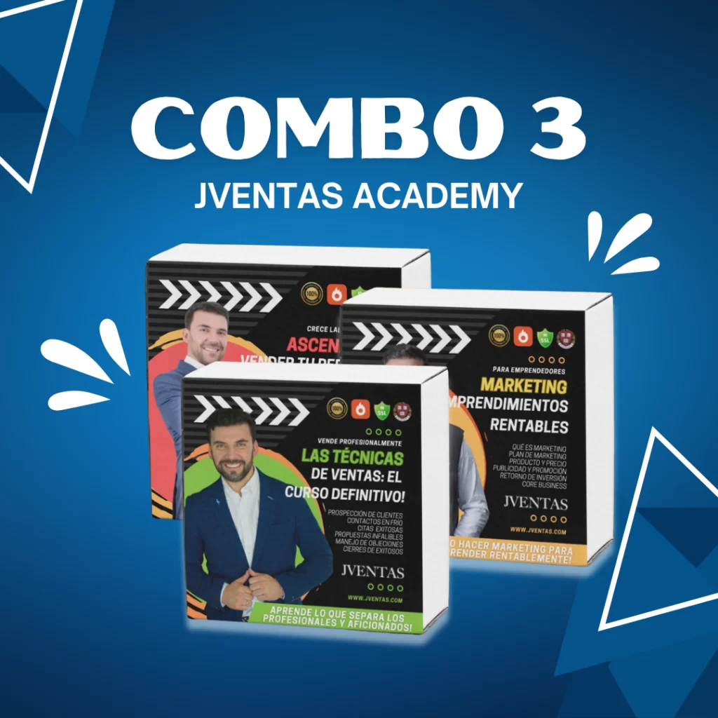 COMBO 3 JVENTAS ACADEMY