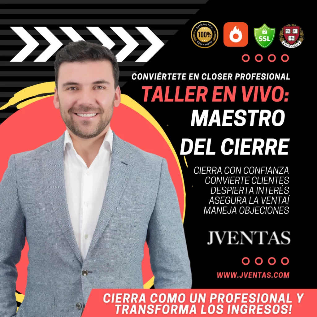taller en vivo maestro del cierre jventas