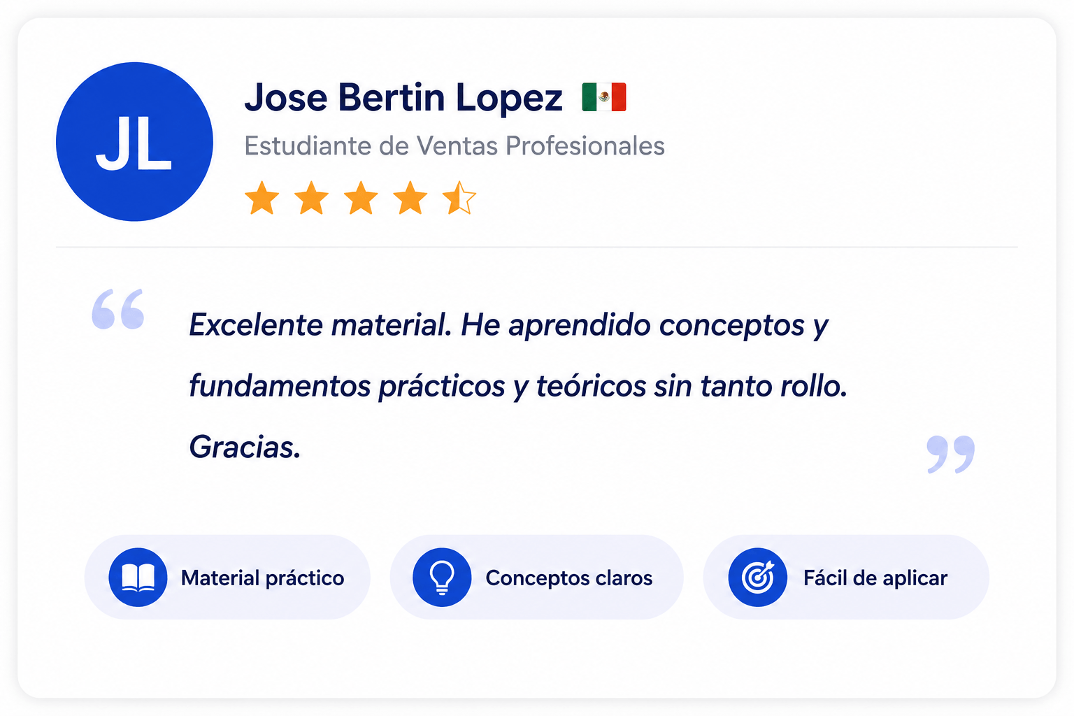 testimonio jventas academy